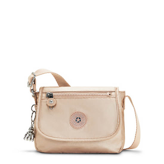 Kipling Sabian Metallic Crossbody Mini Veske Gull | NO 1866RV